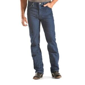 Wrangler Cowboy Cut Denim Jeans 936PWD 32x32 Pre Washed Denim Slim Fit Tapered
